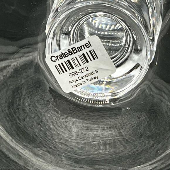Crate & Barrel Anya Glass Candle Holder - Picture 6 of 9